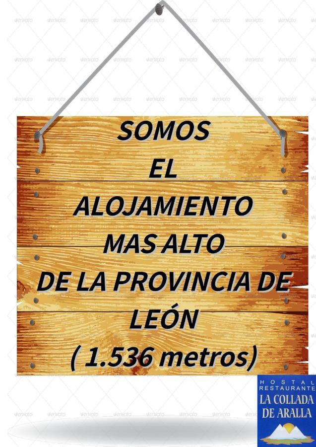 Hostal La Collada De Aralla Aralla de Luna Екстериор снимка